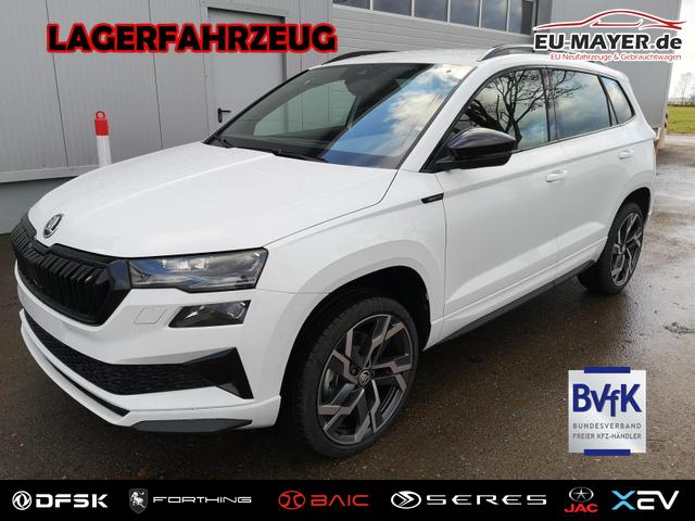 Lagerfahrzeug Skoda Karoq - Sportline 2.0TDI DSG 4x4 AHK Matrix Leder 19 Zoll