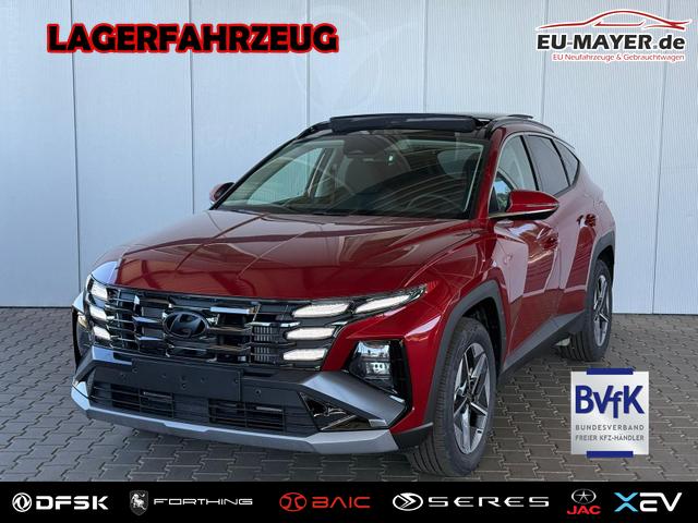 Lagerfahrzeug Hyundai TUCSON - E-Motion 1.6 T-GDI 2WD / Panoramadach Sitz   Lenkradheizung LED Navi PDC V&H Kamera Alu 18"
