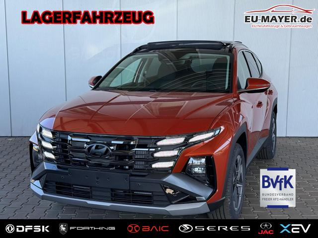 Lagerfahrzeug Hyundai TUCSON - E-Motion 1.6 T-GDI 2WD / Panoramadach Sitz   Lenkradheizung LED Navi PDC V&H Kamera Alu 18"