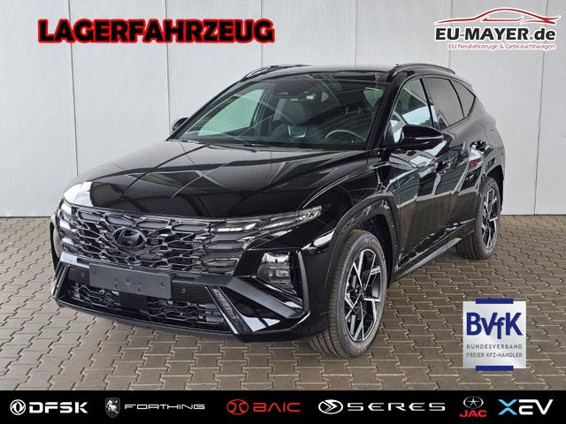 Lagerfahrzeug Hyundai TUCSON - N-Line 1.6 T-GDI 4WD HEV / Panoramadach 4x Shz ACC Head-Up Krell-Soundsystem E-Klappe Matrix-LED E-Sitze Alu 19"