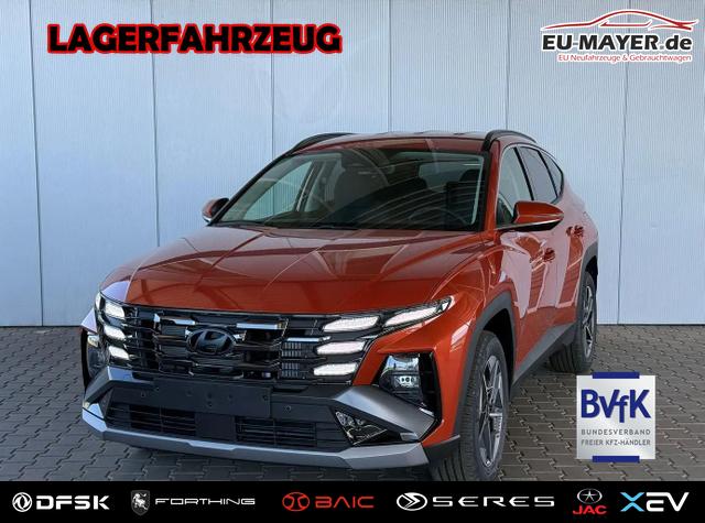 Lagerfahrzeug Hyundai TUCSON - E-Motion 1.6 T-GDi 2WD 48V DCT / ACC Sitz   Lenkradheizung LED Navi PDC V&H Kamera Alu 18"