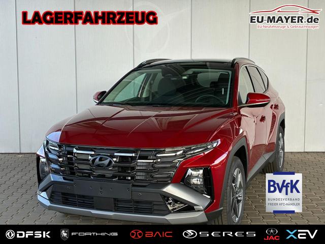 Lagerfahrzeug Hyundai TUCSON - E-Motion 1.6 T-GDI 2WD 48V DCT / Panoramadach ACC Sitz   Lenkradheizung LED Navi PDC V&H Kamera Alu 18"