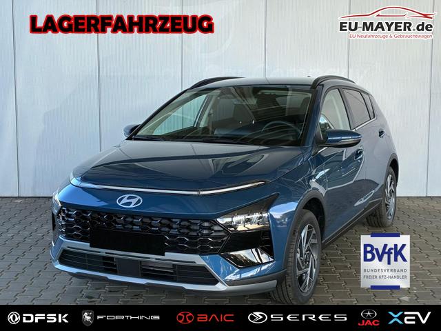 Lagerfahrzeug Hyundai BAYON - Premium 1.2 MPI / Navi Sitz   Lenkradheizung R&uuml;ckfahrkamera Tempomat Klimaautomatik Alu 16"