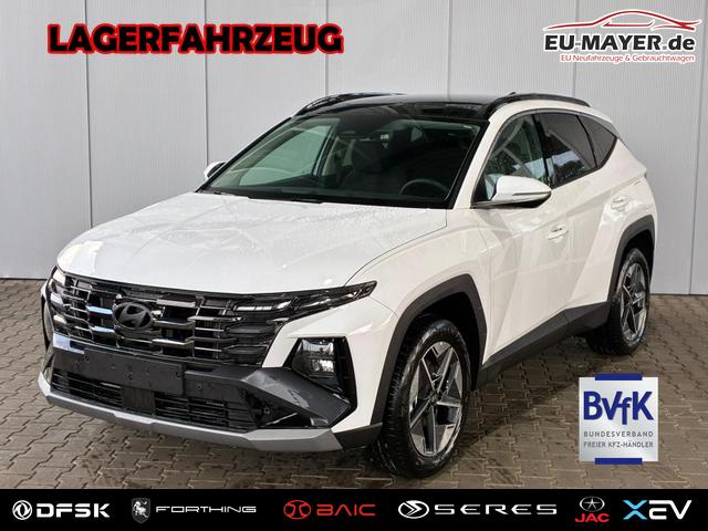 Lagerfahrzeug Hyundai TUCSON - E-Motion 1.6 T-GDi 2WD HEV / Panoramadach ACC LED Sitz   Lenkradheizung Navi PDC V&H Kamera Alu 18"
