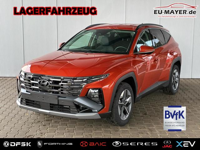 Lagerfahrzeug Hyundai TUCSON - Comfort 1.6 T-GDI 2WD 48V DCT / Matrix-LED 4x Shz E-Klappe ACC Tempomat Kamera Alu 18"