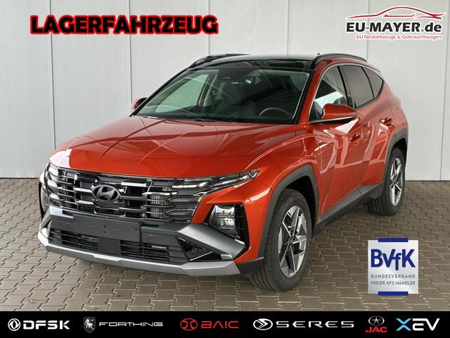 Lagerfahrzeug Hyundai TUCSON - E-Motion 1.6 T-GDI 2WD 48V DCT / Panoramadach ACC Sitz   Lenkradheizung LED Navi PDC V&H Kamera Alu 18"