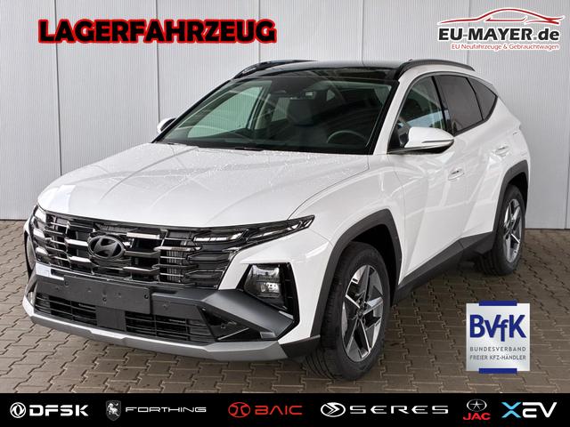 Lagerfahrzeug Hyundai TUCSON - E-Motion 1.6 T-GDI 2WD 48V DCT / Panoramadach ACC Sitz   Lenkradheizung LED Navi PDC V&H Kamera Alu 18"