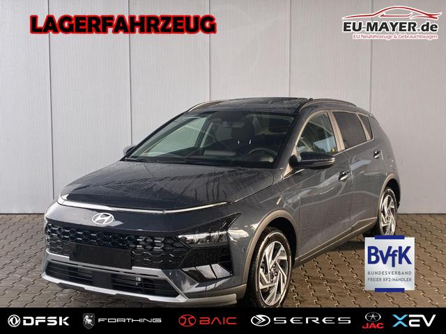 Lagerfahrzeug Hyundai BAYON - Premium Sky 1.0 T-GDI 100 PS 48V 7DCT / Keyless ACC Soundsystem BOSE Sitz   Lenkradheizung LED Navi PDC V&H Kamera Totwinkel Alu 16"