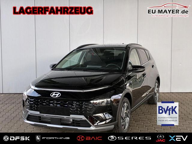 Lagerfahrzeug Hyundai BAYON - Premium Sky 1.0 T-GDI 100 PS 48V 7DCT / Keyless ACC Soundsystem BOSE Sitz   Lenkradheizung LED Navi PDC V&H Kamera Totwinkel Alu 16"