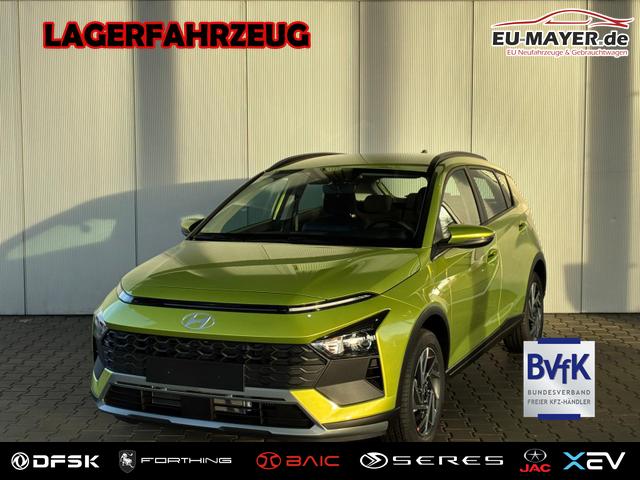 Lagerfahrzeug Hyundai BAYON - Wave 1.0 T-GDI / Sitz & Lenkradheizung Navi R&uuml;ckfahrkamera Tempomat Alu 16"