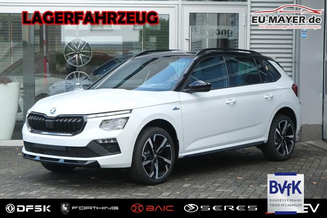 Lagerfahrzeug Skoda Kamiq - Monte Carlo 1.5 TSI DSG AHK ACC Side-Assist Matrix Panodach Kamera 18 Zoll