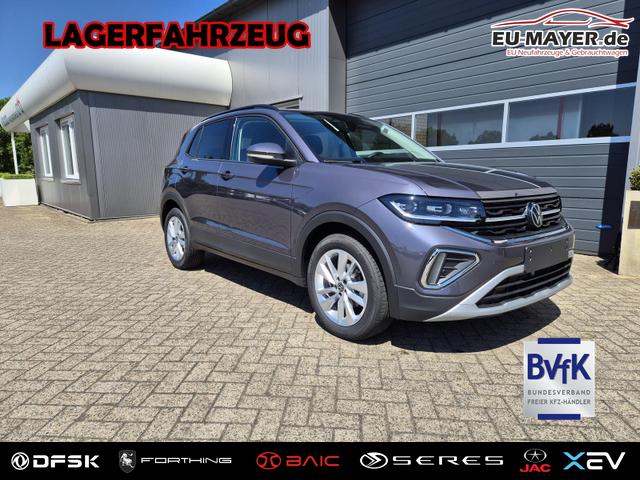 Lagerfahrzeug Volkswagen T-Cross - 1.0 TSI 116PS DSG Life LED-Matrix-Scheinwerfer Klimaautomatik Sitzheizung PDC R&uuml;ckf.Kamera 17-LM abged.Scheiben 2xKeyless DAB  Bluetooth Touchscreen Apple CarPlay Android Auto