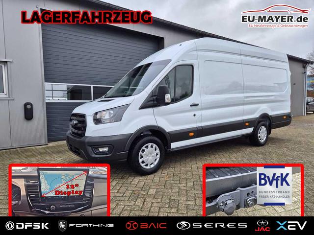Lagerfahrzeug Ford Transit - 350 L4H3 2.0 EcoBlue 130PS Trend Heckantrieb 3,5t 2-Sitzer AHK Sitzheizung Frontscheibe beheizb. Klimaautomatik Navi PDC v h Bluetooth DAB Apple CarPlay Android Auto Tempomat Ganzj.Reifen