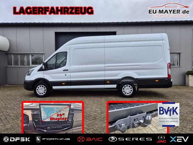 Lagerfahrzeug Ford Transit - 350 L4H3 2.0 EcoBlue 130PS Trend Heckantrieb 3,5t 2-Sitzer AHK Sitzheizung Frontscheibe beheizb. Klimaautomatik Navi PDC v h Bluetooth DAB Apple CarPlay Android Auto Tempomat Ganzj.Reifen