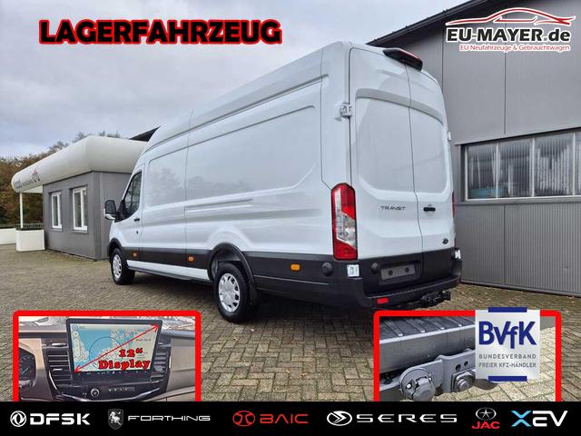 Lagerfahrzeug Ford Transit - 350 L4H3 2.0 EcoBlue 130PS Trend Heckantrieb 3,5t 2-Sitzer AHK Sitzheizung Frontscheibe beheizb. Klimaautomatik Navi PDC v h Bluetooth DAB Apple CarPlay Android Auto Tempomat Ganzj.Reifen