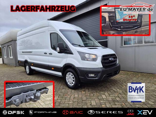 Lagerfahrzeug Ford Transit - 350 L4H3 2.0 EcoBlue 130PS Trend Heckantrieb 3,5t 2-Sitzer AHK Sitzheizung Frontscheibe beheizb. Klimaautomatik Navi PDC v h Bluetooth DAB Apple CarPlay Android Auto Tempomat Ganzj.Reifen