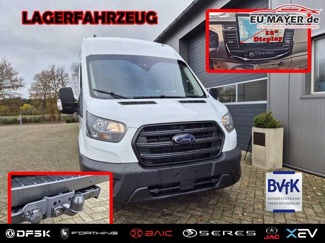 Lagerfahrzeug Ford Transit - 350 L4H3 2.0 EcoBlue 130PS Trend Heckantrieb 3,5t 2-Sitzer AHK Sitzheizung Frontscheibe beheizb. Klimaautomatik Navi PDC v h Bluetooth DAB Apple CarPlay Android Auto Tempomat Ganzj.Reifen