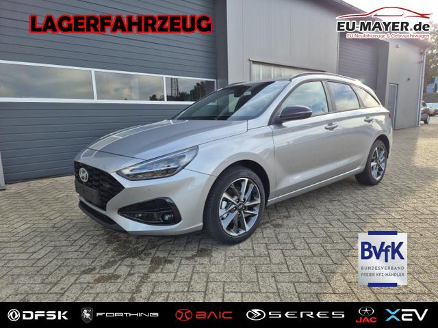 Lagerfahrzeug Hyundai i30 Kombi - 1.5 T-GDI 95PS Sitzheizung Lenkradheizung Klimaautomatik Tempomat Navi Apple CarPlay   Android Auto PDC v h R&uuml;ckf.Kamera 17-LM