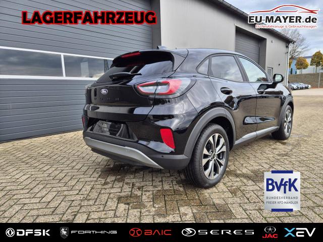 Lagerfahrzeug Ford Puma - Titanium 1.0 EcoBoost Hybrid 125PS Automatik Klimaautomatik Sitzheizung Lenkradheizung Frontscheibe beheizb. LED-Scheinwerfer Ford-Navi SYNC4 Bluetooth Apple CarPlay Android Auto PDC 17-LM