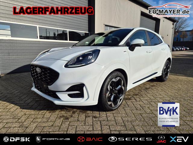 Lagerfahrzeug Ford Puma - ST-Line X 1.0 EcoBoost Hybrid 125PS Automatik NEUES MODELL 360&deg;Kamera AbstandsTempomat el.Heckklappe Premium Leder (Sensico) B O-Sound Klimaautomatik Sitzheizung Lenkradheizung Frontscheibe beheizb. Ford-Navi SYNC4 Bluetooth Apple CarPlay Android A