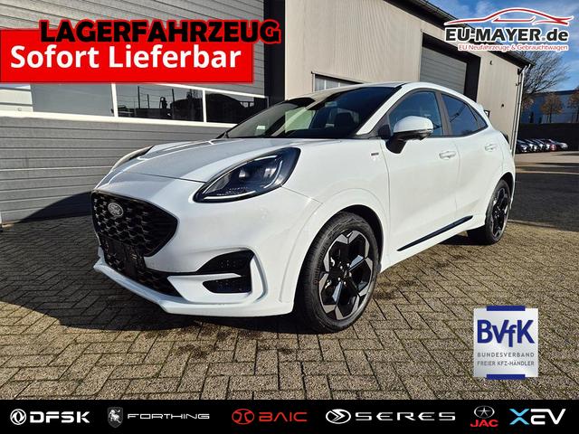 Lagerfahrzeug Ford Puma - ST-Line X 1.0 EcoBoost Hybrid 125PS Automatik NEUES MODELL 360&deg;Kamera AbstandsTempomat el.Heckklappe Premium Leder (Sensico) B O-Sound Klimaautomatik Sitzheizung Lenkradheizung Frontscheibe beheizb. Ford-Navi SYNC4 Bluetooth Apple CarPlay Android A
