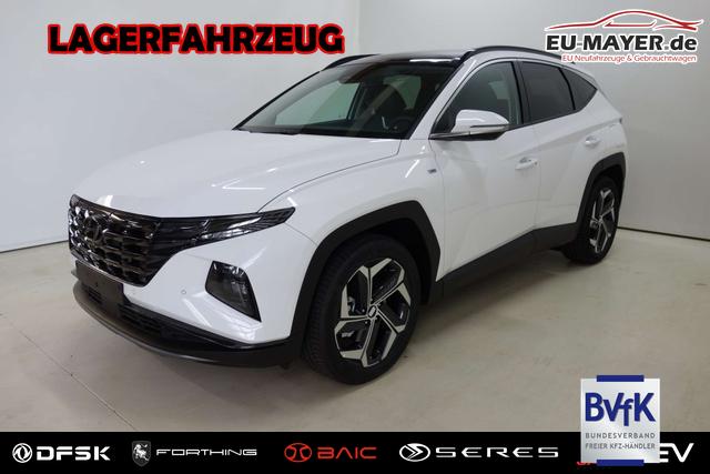 Lagerfahrzeug Hyundai TUCSON - Prestige Line 1.6 T-GDi 4WD 132kW 7DCT 48V, Panoramadach, Winter-Paket, Sitzheizung hinten, 10,25" Navigationssystem, KRELL-Soundsystem, 360&deg;-Kamera, Fernlichtassistent, LED-Licht, Nebelscheinwerfer, 19 Zoll Leichtmetallfelgen, uvm.