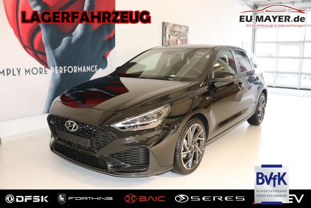 Lagerfahrzeug Hyundai i30 - N Line 1.5 TGDi 117 kW (160 PS) Navigationssystem, DAB, Bluetooth, Android Auto, Apple CarPlay, 2-Zonen-Klimaautomatik, R&uuml;ckfahrkamera, Sitzheizung, Lenkradheizung, 18" Leichtmetallfelgen, uvm.