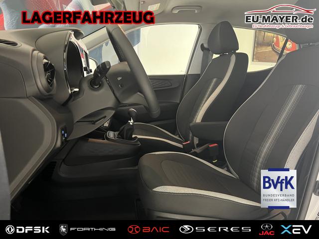 Lagerfahrzeug Hyundai i10 - GO  1.2 MT 58 kW (79 PS) Klimaautomatik, Navigationssystem, Apple CarPlay & Android Auto, Sitzheizung, Lenkradheizung, Einparkhilfe hinten, R&uuml;ckfahrkamera, Privacy Glass, 15" Leichtmetallfelgen, uvm.