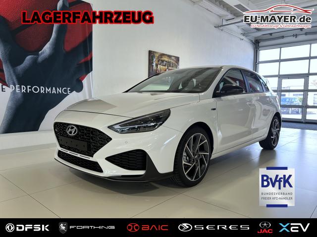 Lagerfahrzeug Hyundai i30 - N Line 1.5 TGDi 117 kW (160 PS) Navigationssystem, DAB, Bluetooth, Android Auto, Apple CarPlay, 2-Zonen-Klimaautomatik, R&uuml;ckfahrkamera, Sitzheizung, Lenkradheizung, 18" Leichtmetallfelgen, uvm.