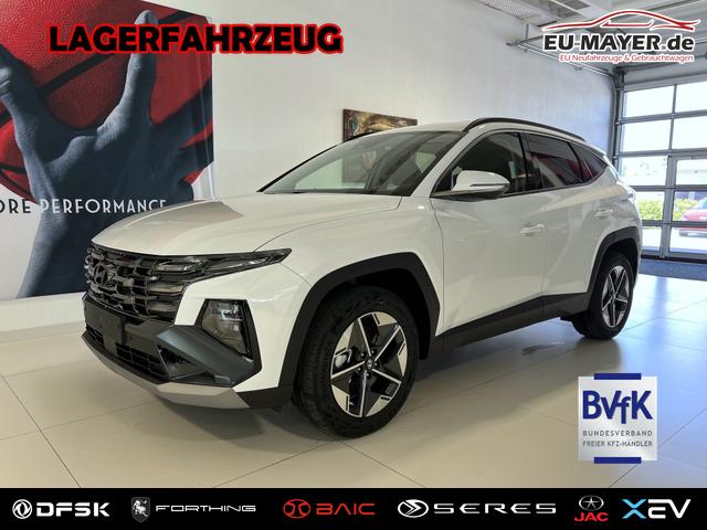 Lagerfahrzeug Hyundai TUCSON - GO  1.6 T-GDI Hybrid 2WD AT 158 kW / 215 PS 2-Zonen-Klimaautomatik, Android Auto, Apple CarPlay, Voll-LED Scheinwerfer, Keyless Go, Navigationssystem, Virtual Cockpit, 18 Zoll Leichtmetallfelgen, uvm.