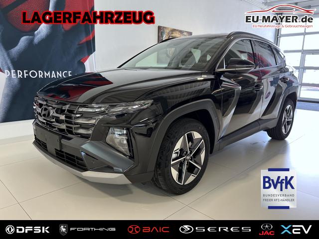 Lagerfahrzeug Hyundai TUCSON - GO  1.6 T-GDI Hybrid 4WD AT 158 kW / 215 PS 2-Zonen-Klimaautomatik, Android Auto, Apple CarPlay, Voll-LED Scheinwerfer, Keyless Go, Navigationssystem, Virtual Cockpit, 18 Zoll Leichtmetallfelgen, uvm.