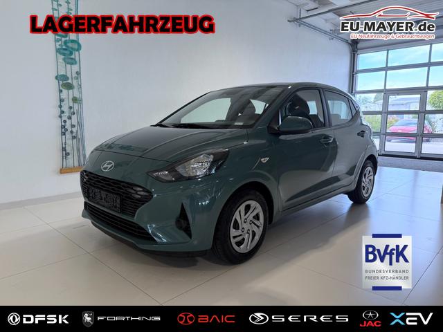 Lagerfahrzeug Hyundai i10 - GO 1.0 MT 46 kW (63 PS) Klimaanlage, Sitzheizung, Lenkradheizung, Navigationssystem, Radio, DAB, Bluetooth, Android Auto, Apple CarPlay, R&uuml;ckfahrkamera, Einparkhilfe hinten, Fernlichtassistent, Lichtsensor, uvm.