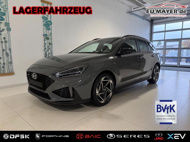 Lagerfahrzeug Hyundai i30 - N Line 1.5 T-GDI 48V 7DCT 103 kW (140 PS) Lenkradheizung, Sitzheizung, 2-Zonen-Klimaautomatik, DAB, Android Auto, Apple CarPlay, Einparkhilfe vorne und hinten, R&uuml;ckfahrkamera, LED-Scheinwerfer, 18 Zoll Leichtmetallfelgen, uvm.