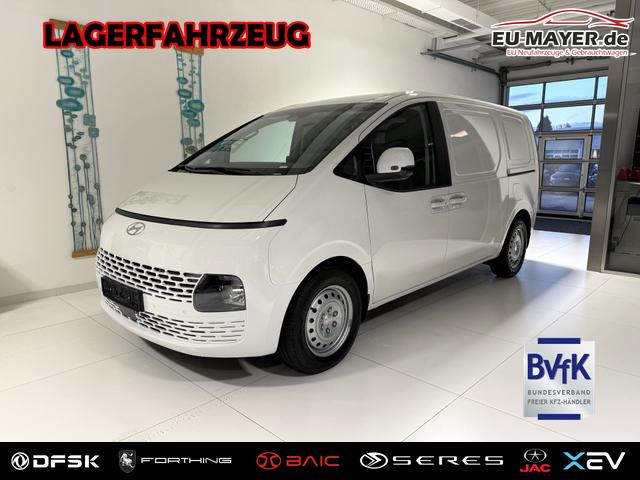 Lagerfahrzeug Hyundai Staria - Kastenwagen 1.6 T-GDi HEV 165 kW (224 PS) Sitz-Paket, Lenkradheizung, Sitzheizung, Klimaautomatik, DAB, Navigationssystem, Android Auto, Apple CarPlay, Einparkhilfe vorne und hinten, R&uuml;ckfahrkamera, 17 Zoll Stahlfelgen, Reserverad, uvm.