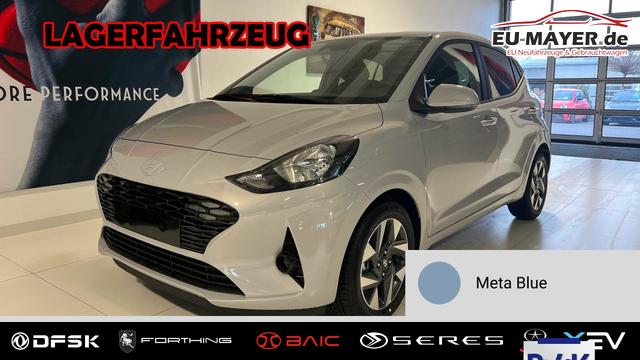 Lagerfahrzeug Hyundai i10 - GO  1.2 MT 58 kW (79 PS) Klimaautomatik, Navigationssystem, Apple CarPlay & Android Auto, Sitzheizung, Lenkradheizung, Einparkhilfe hinten, R&uuml;ckfahrkamera, Privacy Glass, 15" Leichtmetallfelgen, uvm.