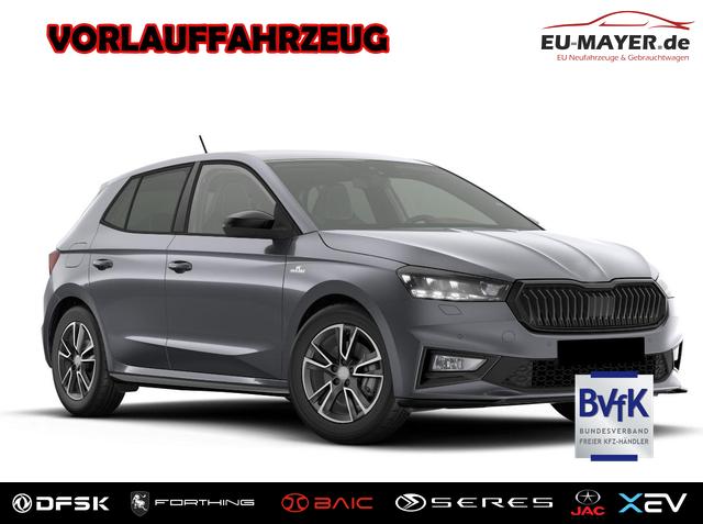 Vorlauffahrzeug Skoda Fabia - Monte Carlo 1.0 TSI DSG Android Auto Totwinkel ACC SHZ Kessy Kamera 2Z Klimaauto SUNSET PDC