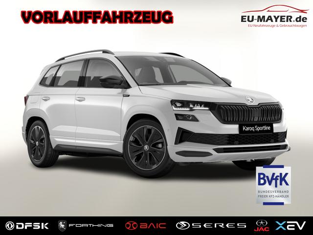 Vorlauffahrzeug Skoda Karoq - Sportline DSG Sportl AHK Matrix Nav 360&deg; Canton ACC