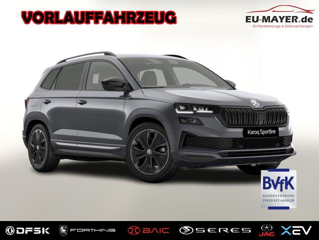 Vorlauffahrzeug Skoda Karoq - Sportline DSG 4x4 Sportl Pano AHK Matrix 360&deg; Canton