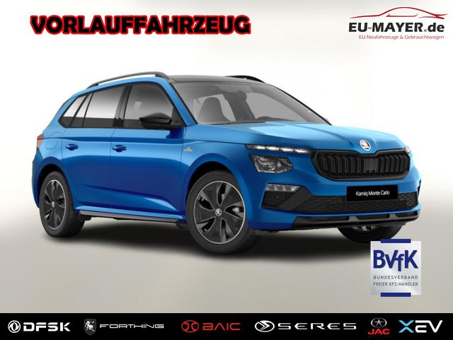 Vorlauffahrzeug Skoda Kamiq - Monte Carlo DSG MonteC Pano Matrix ACC SideA Kam SHZ