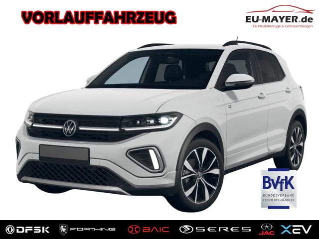 Vorlauffahrzeug Volkswagen T-Cross - R-Line 115PS DSG IQ-Light Kessy Matrix-LED Kamera Alu18 Climatronic