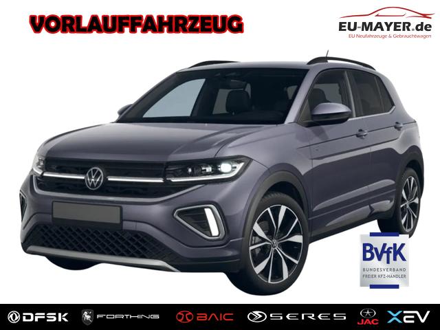 Vorlauffahrzeug Volkswagen T-Cross - R-Line 115PS DSG IQ-Light Kessy Matrix-LED Kamera Alu18 Climatronic