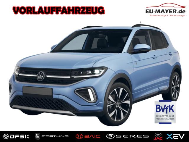 Vorlauffahrzeug Volkswagen T-Cross - R-Line 115PS DSG IQ-Light Kessy Matrix-LED Kamera Alu18 Climatronic