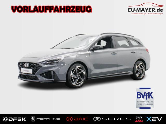 Vorlauffahrzeug Hyundai i30 Kombi - N-Line 1.5 T-GDI mHev DCT / Navi ACC Memory-Sitz Sitz & Lenkradheizung LED Alu 18"