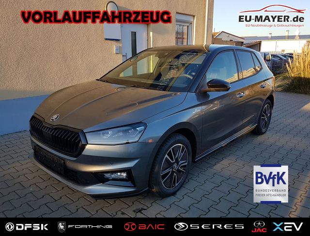 Vorlauffahrzeug Skoda Fabia - Monte Carlo 5J. Garantie Beheizbare WS Dppelter Kofferraumboden Klimaauto 16 Zoll LM Bi-LED Kamera Kessy