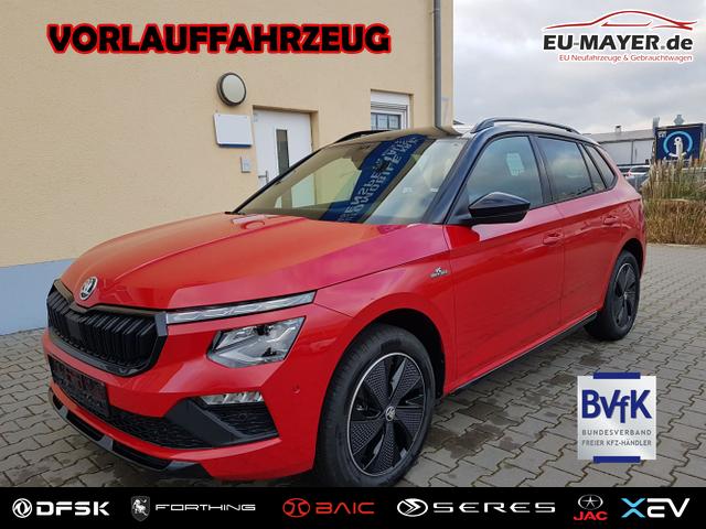 Vorlauffahrzeug Skoda Kamiq - Monte Carlo 5J.G. AHK Doppelter Ladeboden Klimaauto Virt.Cockpit Matrix Kessy PDC v h