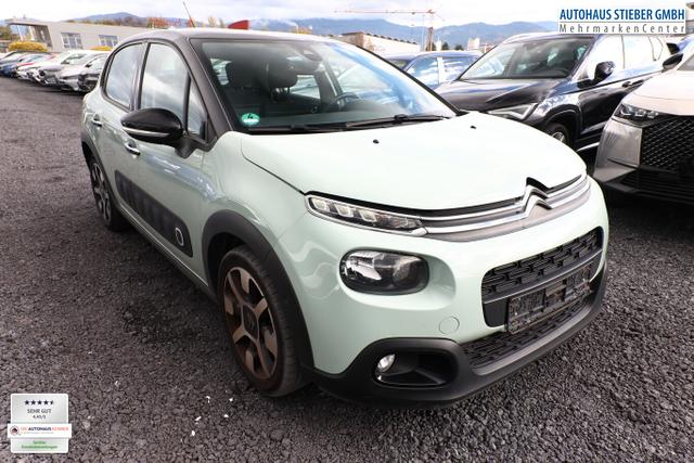 Citroën C3 SHINE 1.2 PT 110 Aut. Nav 17Z KeyLess Kam PDC 