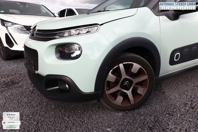 Citroën C3 SHINE 1.2 PT 110 Aut. Nav 17Z KeyLess Kam PDC 