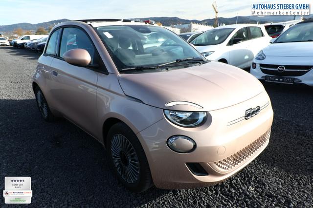 Fiat 500e Cabrio 42 kWh 118 Temp AppC SchukoM2 LM16Z 