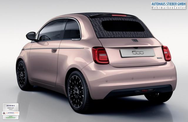 Fiat 500C 500 Cabrio La Prima Nav Keyl SHZ 17Z Kam LED Car 
