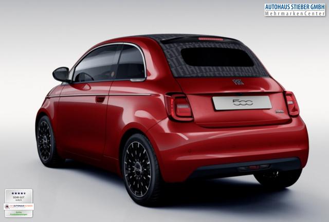 Fiat 500C 500 Cabrio La Prima Nav Keyl SHZ 17Z Kam LED Car 